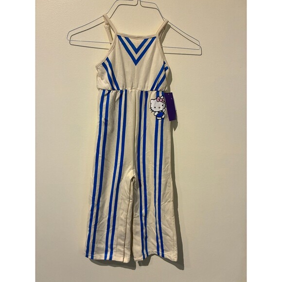 NWT Hello Kitty x Grayson Mini Chevron Jumpsuit - 3T - Picture 1 of 4